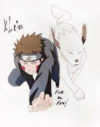 Kyle Hebert autographed inscribed 16x20 photo Naruto: Shippuden JSA COA Kiba