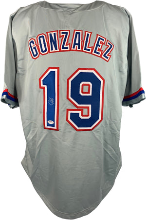 Juan Gonzalez autographed signed jersey MLB Texas Rangers PSA COA MVP - JAG Sports Marketing