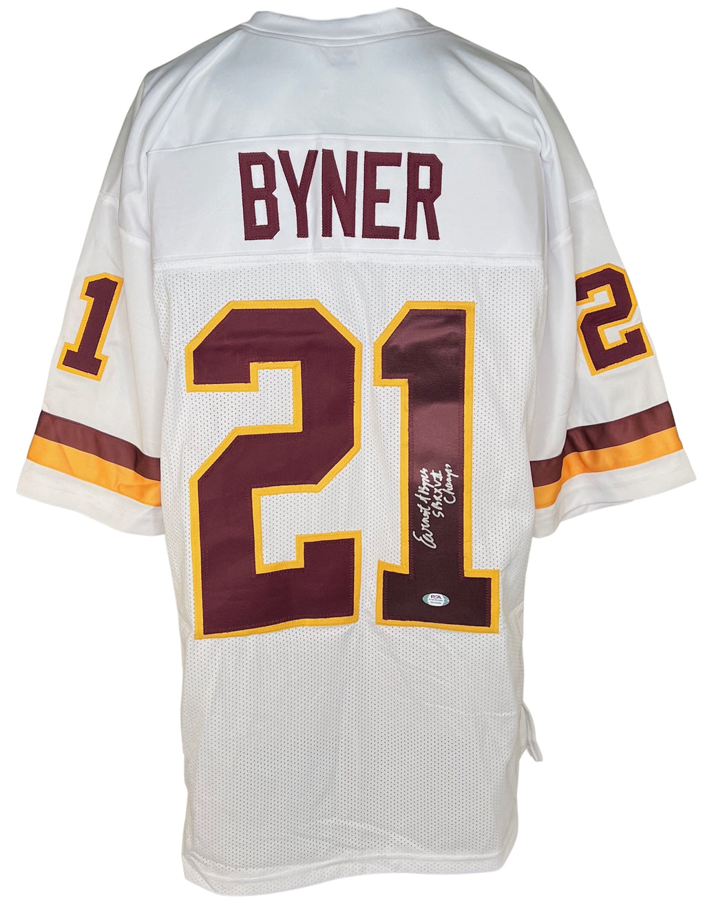 EARNEST BYNER AUTOGRAPHED SIGNED INSCRIBED JERSEY PRO STYLE PSA ITP COA