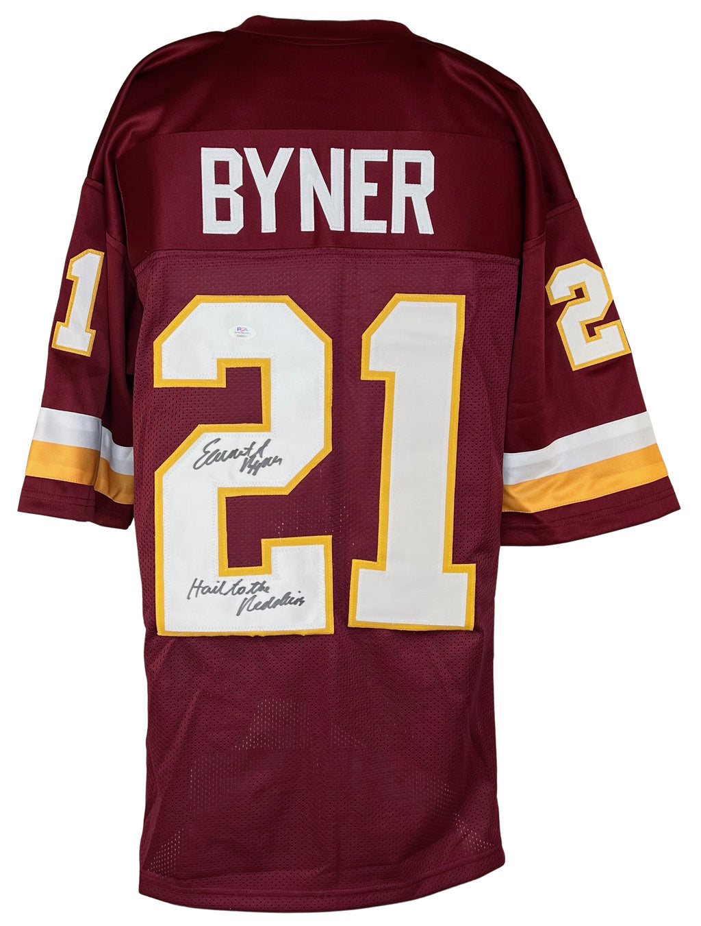 EARNEST BYNER AUTOGRAPHED SIGNED INSCRIBED JERSEY PRO STYLE PSA ITP COA