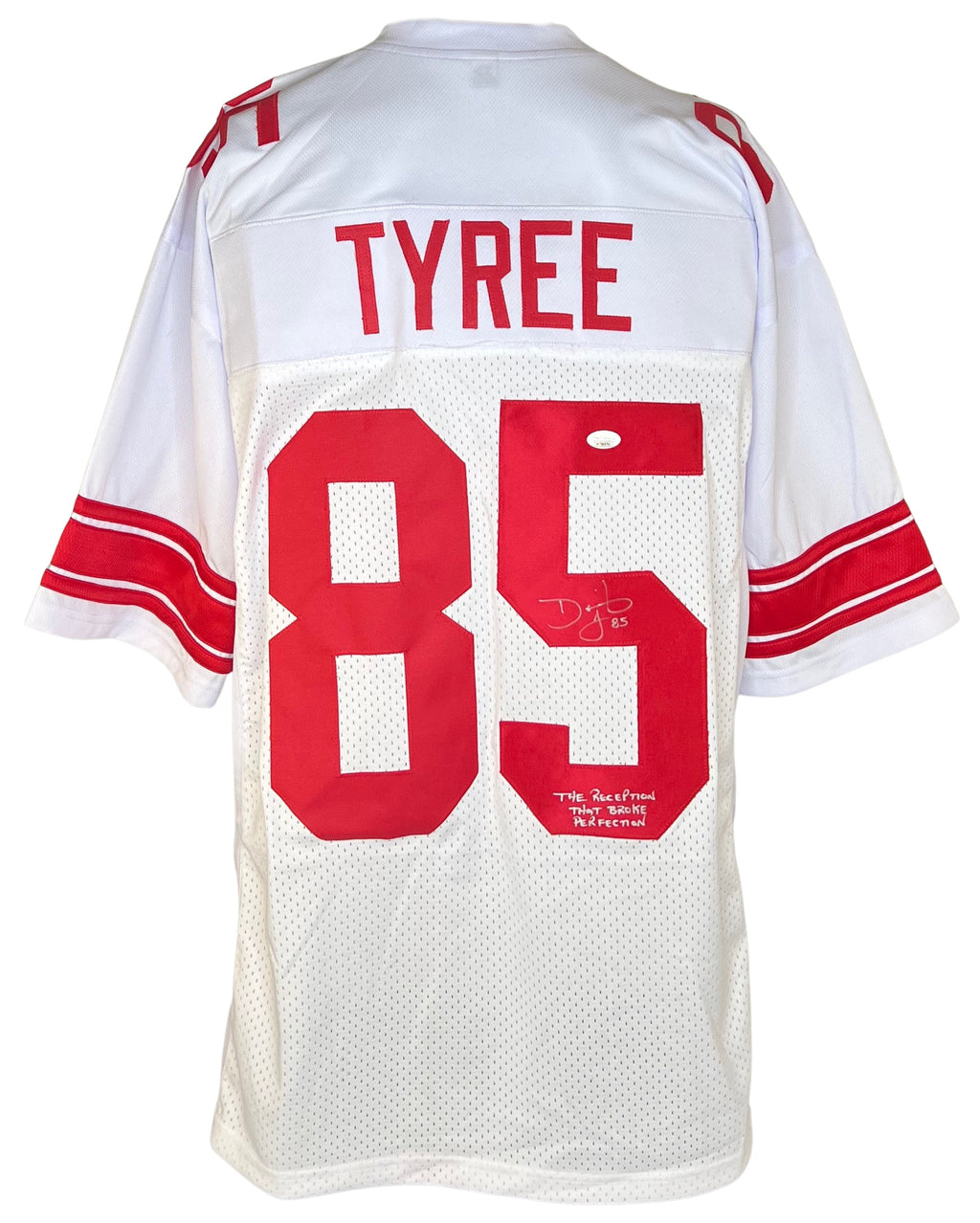 DAVID TYREE AUTOGRAPHED SIGNED INSCRIBED WHITE PRO STYLE JERSEY JSA COA