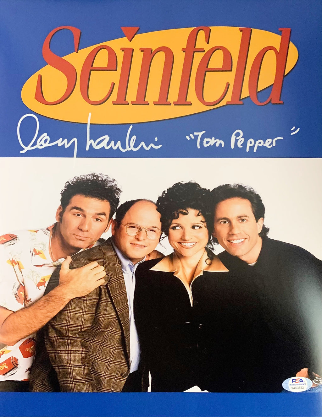 Larry Hankin autograph signed inscribe 11x14 Jerry Seinfeld photo PSA Tom Pepper - JAG Sports Marketing