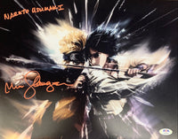 Maile Flanagan Naruto autographed inscribed 11x14 photo PSA COA Naruto vs Sasuke - JAG Sports Marketing