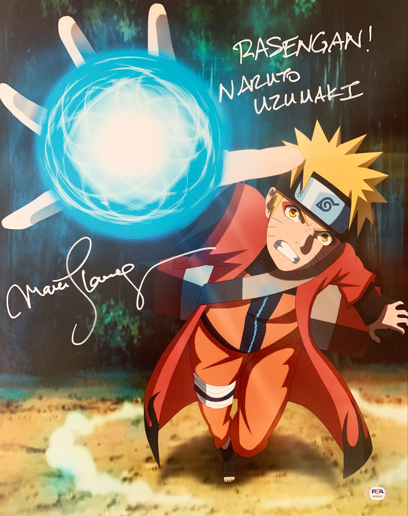 Maile Flanagan Naruto autographed inscribed 16x20 photo PSA COA Naruto Shippuden - JAG Sports Marketing