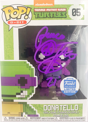 Corey Feldman autograph signed insc Funko Pop 8 Bit 5 Ninja Turtle Donatello PSA - JAG Sports Marketing