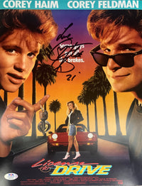 Corey Feldman autographed signed inscribed 11x14 photo License To Drive PSA COA - JAG Sports Marketing
