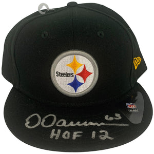 Dermontti Dawson autographed signed inscribed New Era Hat Pittsburgh Steeler JSA - JAG Sports Marketing