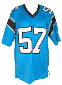 DAMIEN WILSON SIGNED CUSTOM BLUE PRO STYLE AUTOGRAPHED JERSEY JSA COA