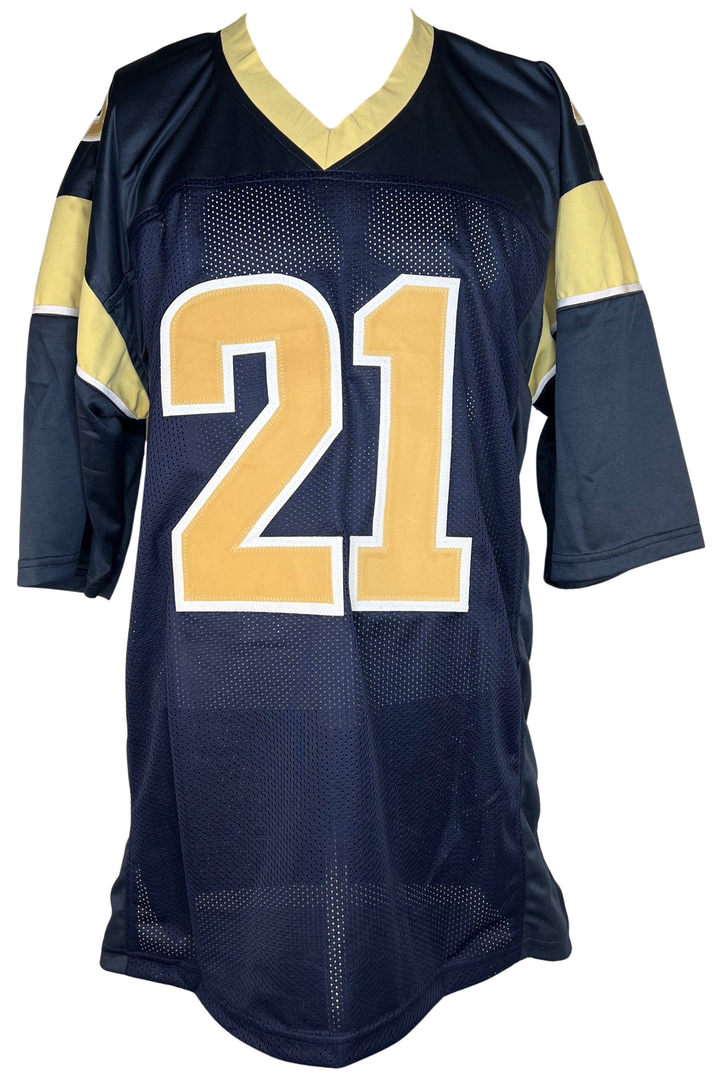 AQUIB TALIB SIGNED CUSTOM NAVY PRO STYLE AUTOGRAPHED JERSEY PSA COA