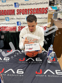 Bones Hyland and Michael Porter Jr. autographed dual signed basketball NBA Denver Nuggets JSA COA