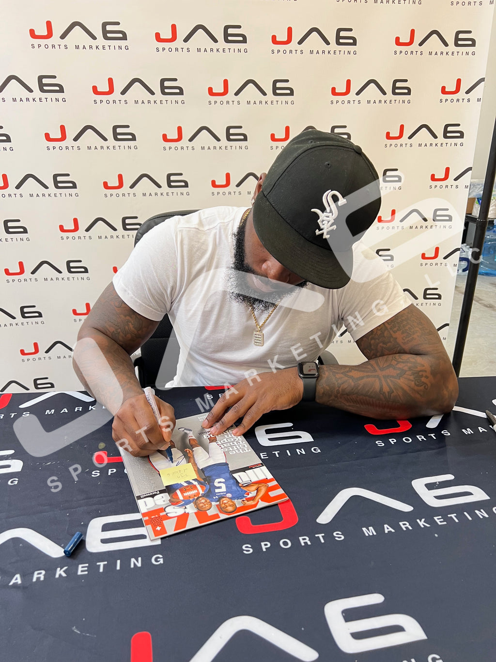Chris Davis Jr. autographed signed Sports Illustrated Magazine NFL New Auburn Tigers JSA