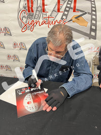 Dick Wieand signed inscribed Jason Voorhees 8x10 photo JSA COA Friday the 13th