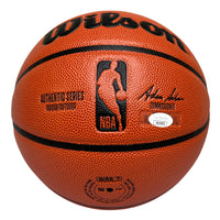 Alonzo Mourning autographed inscribed basketball NBA Charlotte Hornets JSA COA