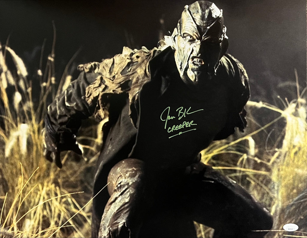 Jonathan Breck autographed signed inscribed 16x20 photo JSA Jeepers Creepers