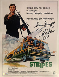 Sean Young & PJ Soles autographed signed 11x14 photo Stripes PSA Witness - JAG Sports Marketing