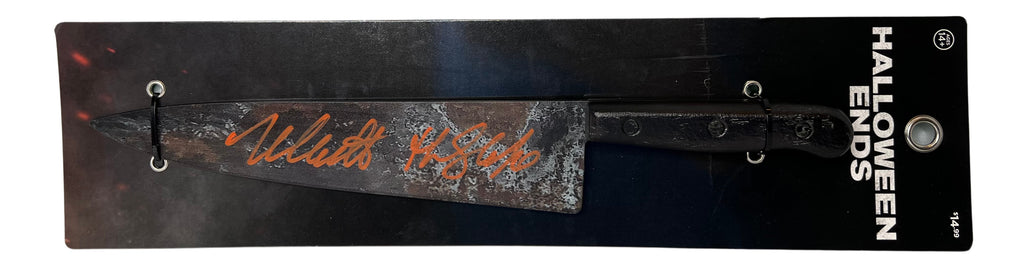 Nick Castle autographed signed inscribed knife Halloween Michael Myers JSA COA