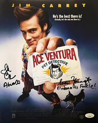 Sean Young John Capodice signed inscribed 11x14 photo Ace Ventura JSA Witness