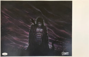 James O'barr autographed signed 11x17 photo The Crow JSA Witness