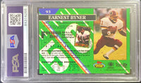 Earnest Byner autographed signed 1993 Topps card #93 Redskins PSA Encapsulated