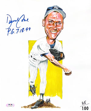 David Cone autographed inscribed 11x14 photo MLB New York Yankees PSA COA