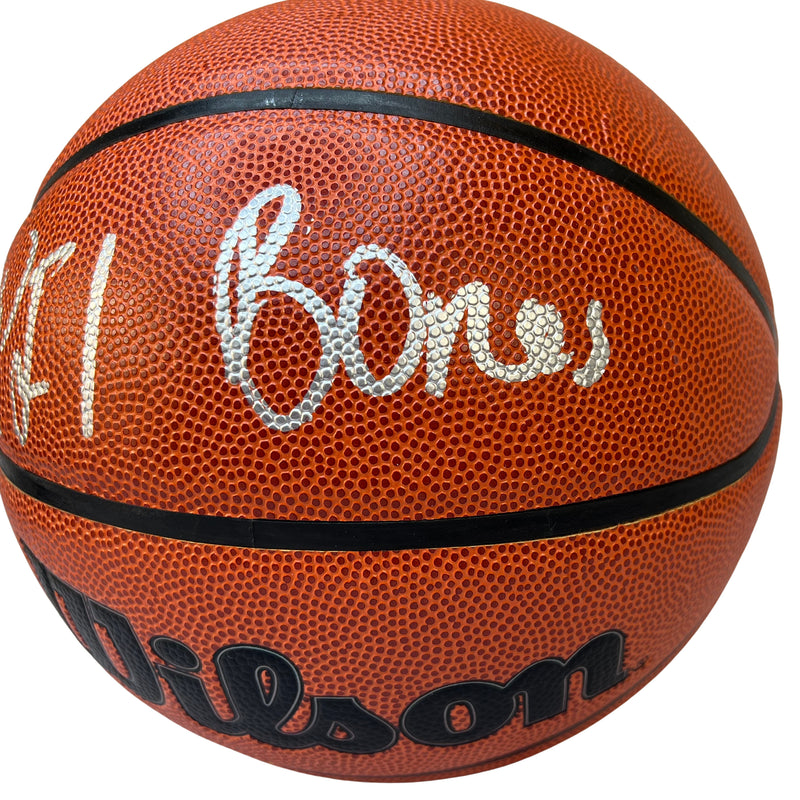Bones Hyland and Michael Porter Jr. autographed dual signed basketball NBA Denver Nuggets JSA COA