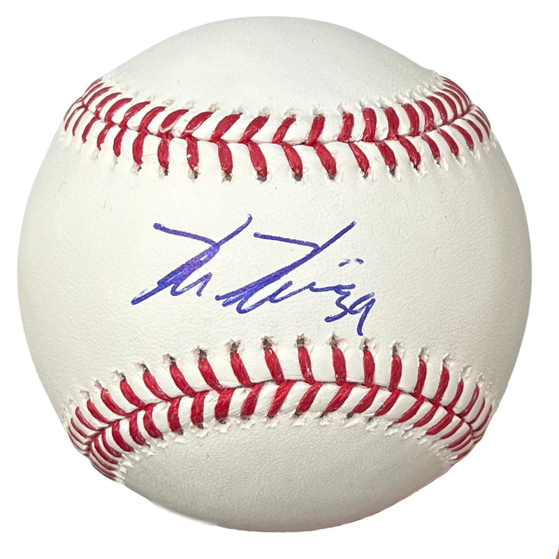 Kevin Kiermaier autographed signed baseball MLB Tampa Bay Rays JSA COA Outlaw