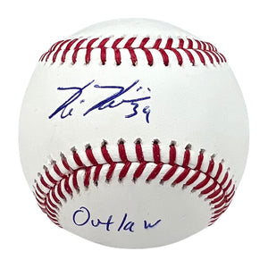 Kevin Kiermaier autographed signed inscribed baseball MLB Tampa Bay Rays JSA COA