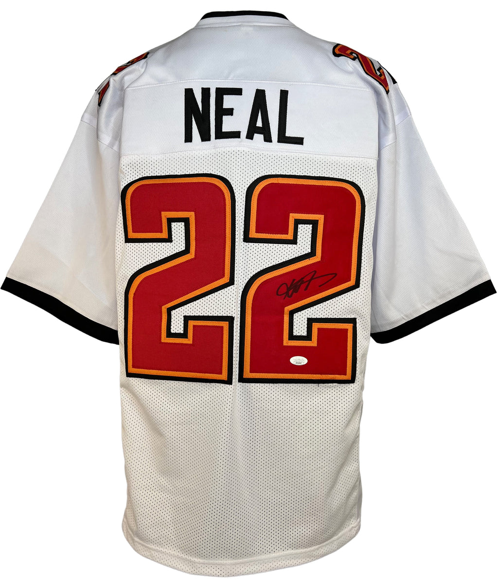 KEANU NEAL WHITE PRO STYLE CUSTOME STICHTED AUTOGRAPHED SIGNED JERSEY