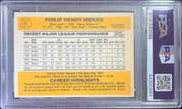 Phil Niekro auto card 1982 Donruss #97 MLB Atlanta Braves PSA Encapsulated