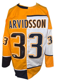 Viktor Arvidsson autographed signed jersey NHL Nashville Predators JSA COA