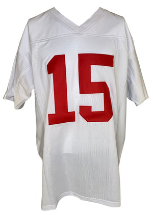 RONNIE HARRISON SIGNED INSCRIBED CUSTOM WHITE COLLEGE STYLE AUTOGRAPHED JERSEY PSA COA