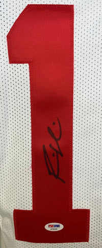 RONNIE HARRISON SIGNED CUSTOM WHITE COLLEGE STYLE AUTOGRAPHED JERSEY PSA COA