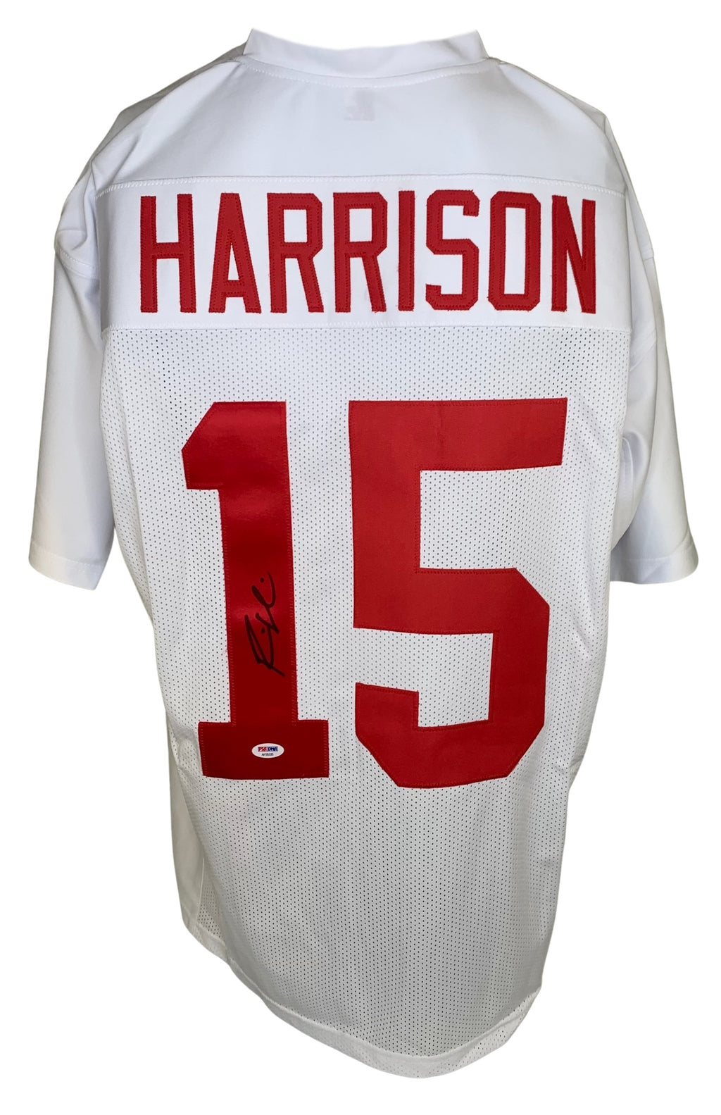 RONNIE HARRISON SIGNED CUSTOM WHITE COLLEGE STYLE AUTOGRAPHED JERSEY PSA COA