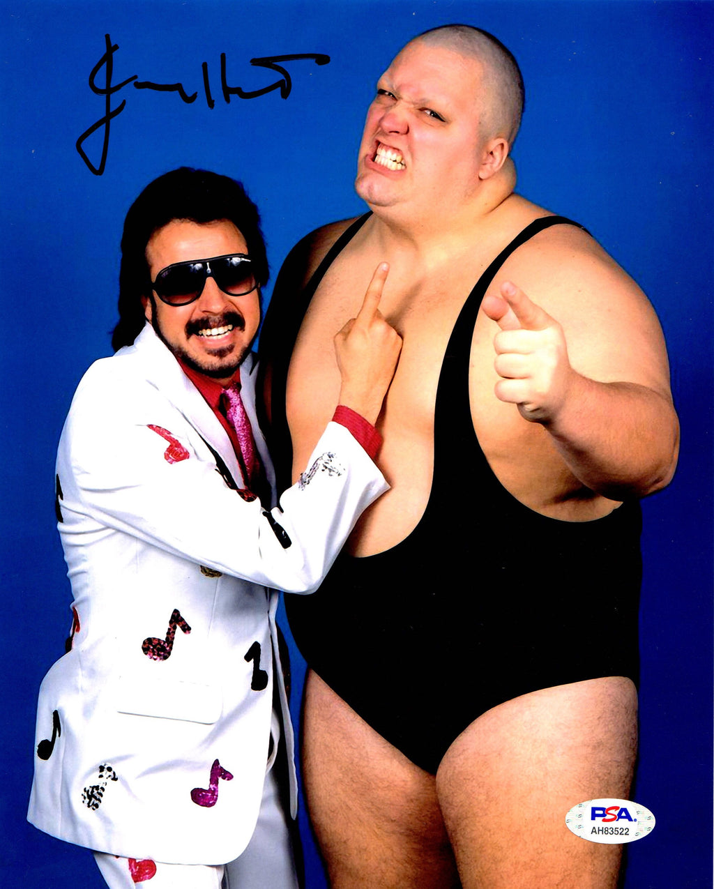 Jimmy Hart autographed signed 8x10 photo WWE PSA COA Mouth of the South - JAG Sports Marketing
