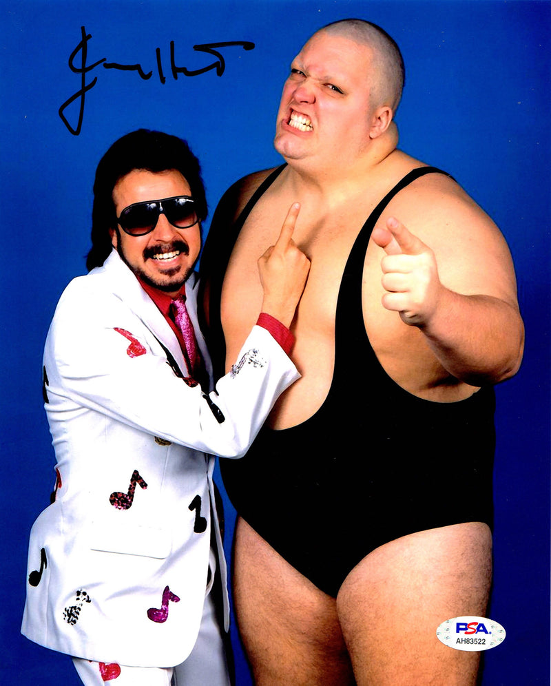 Jimmy Hart autographed signed 8x10 photo WWE PSA COA Mouth of the South - JAG Sports Marketing