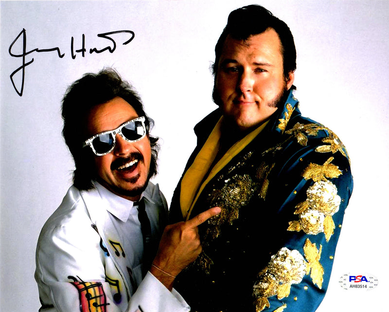 Jimmy Hart autographed signed 8x10 photo WWE PSA COA Mouth of the South - JAG Sports Marketing