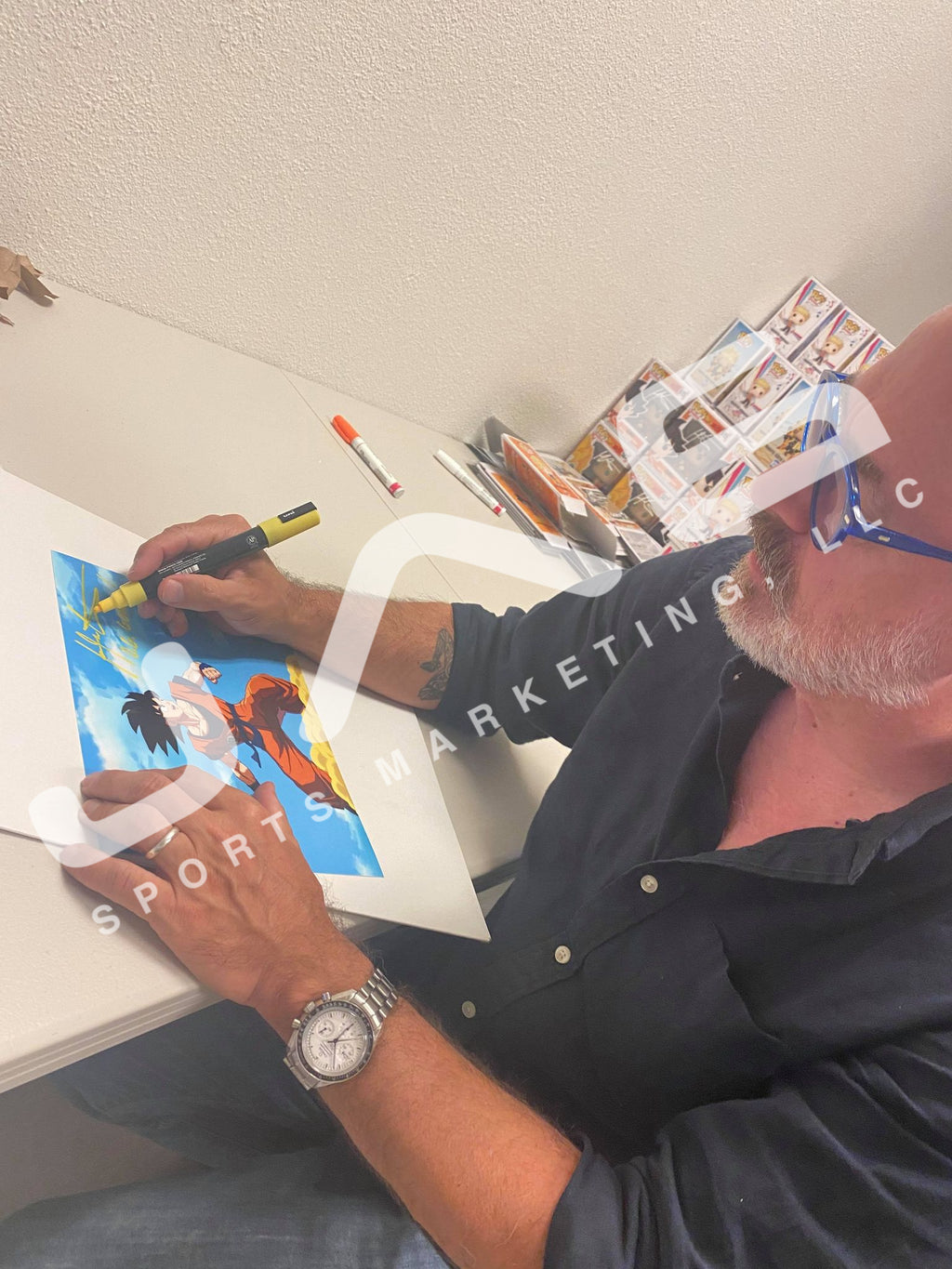 Ian James Corlett autographed inscribed 8x10 photo Goku JSA COA Dragon Ball Z
