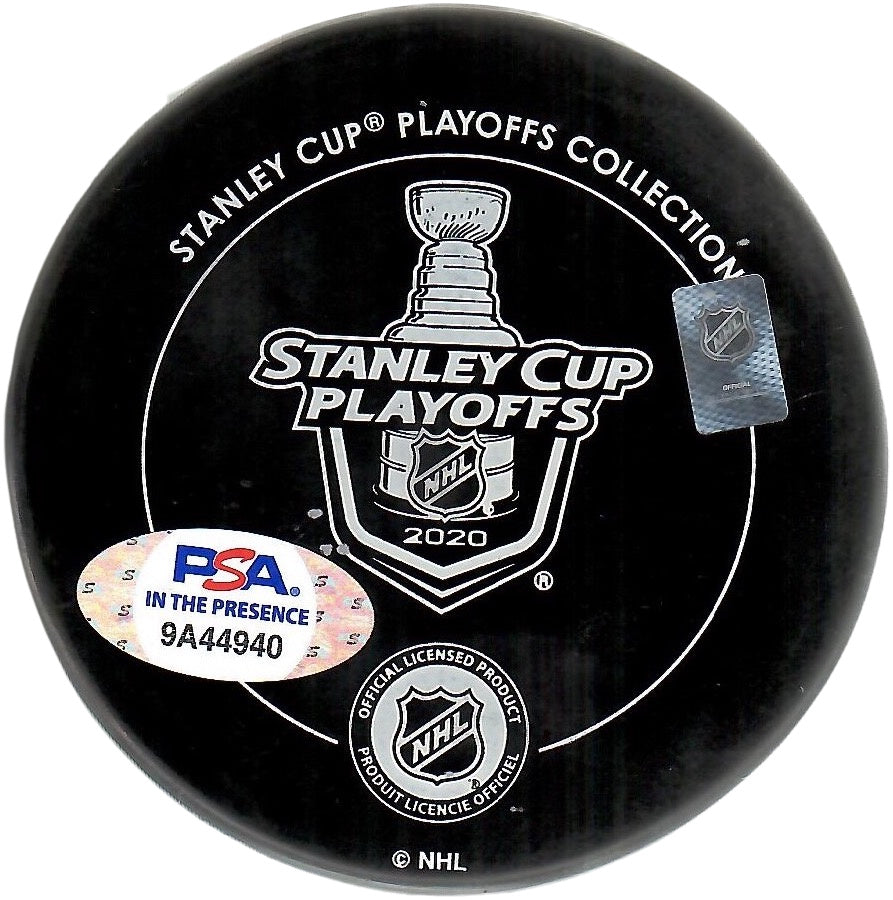 Mathieu Joseph autograph inscribed Stanley Cup puck Tampa Bay Lightning PSA COA - JAG Sports Marketing