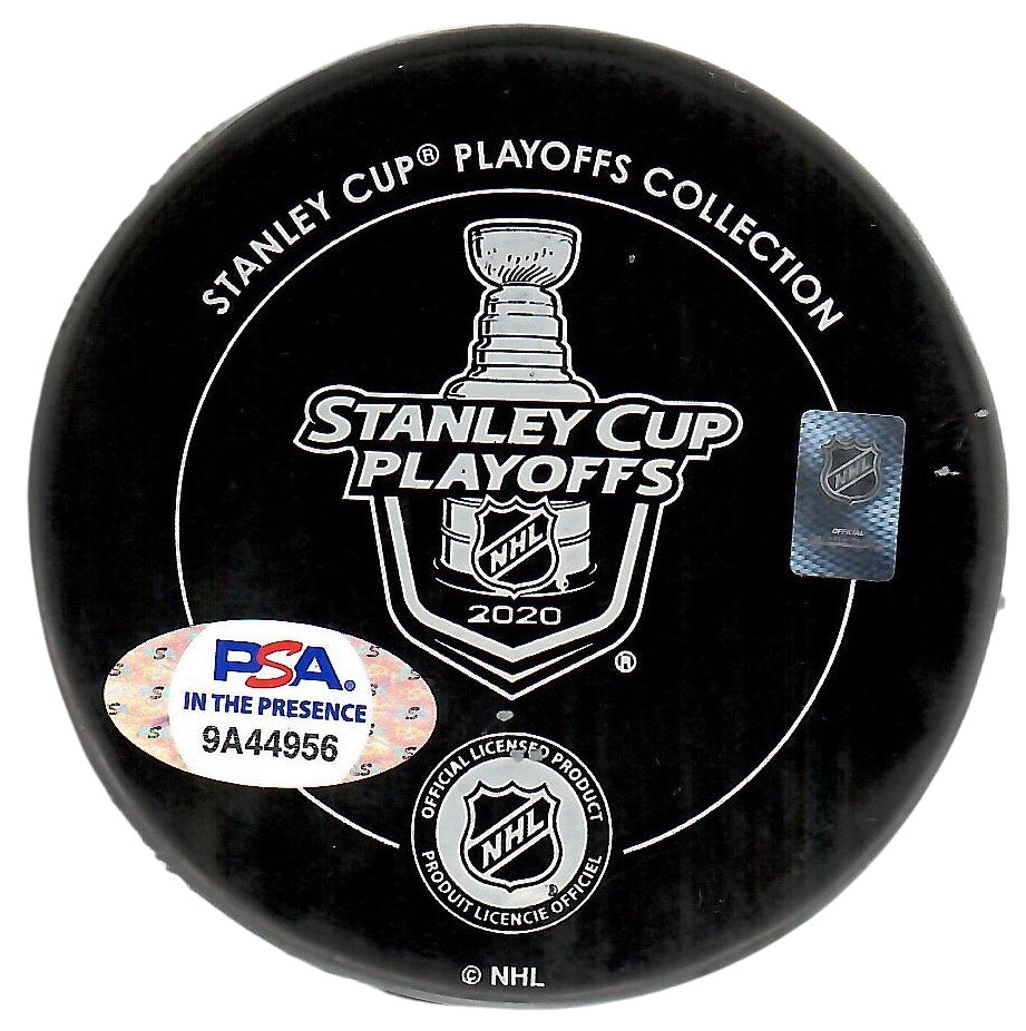 Mathieu Joseph autograph inscribed Stanley Cup puck Tampa Bay Lightning PSA COA - JAG Sports Marketing