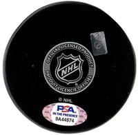 Mathieu Joseph autographed signed inscribed puck NHL Tampa Bay Lightning PSA COA - JAG Sports Marketing