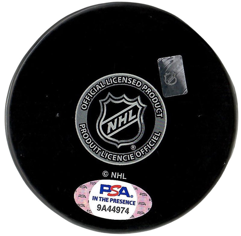 Mathieu Joseph autographed signed inscribed puck NHL Tampa Bay Lightning PSA COA - JAG Sports Marketing