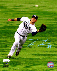 Kevin Kiermaier autographed signed 8x10 photo MLB Tampa Bay Rays JSA COA - JAG Sports Marketing
