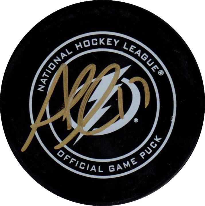 Alex Killorn autographed signed authentic puck NHL Tampa Bay Lightning PSA COA - JAG Sports Marketing