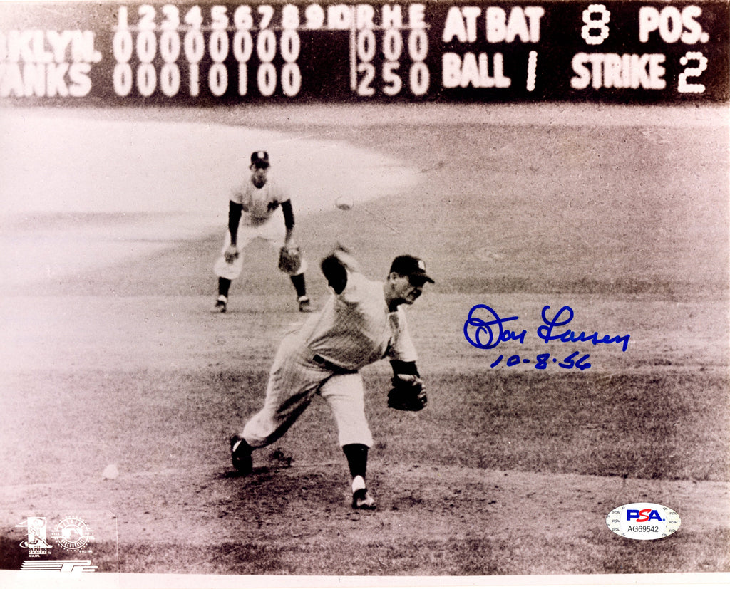 Don Larsen autographed signed inscribed 8x10 photo MLB New York Yankees PSA COA - JAG Sports Marketing
