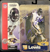 Ray Lewis autographed figure NFL Baltimore Ravens PSA w/ COA - JAG Sports Marketing