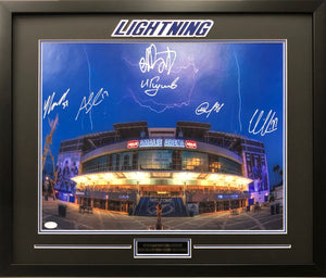Tampa Bay Lightning Autograph 16x20 photo framed JSA Kucherov Hedman Vasilevskiy - JAG Sports Marketing