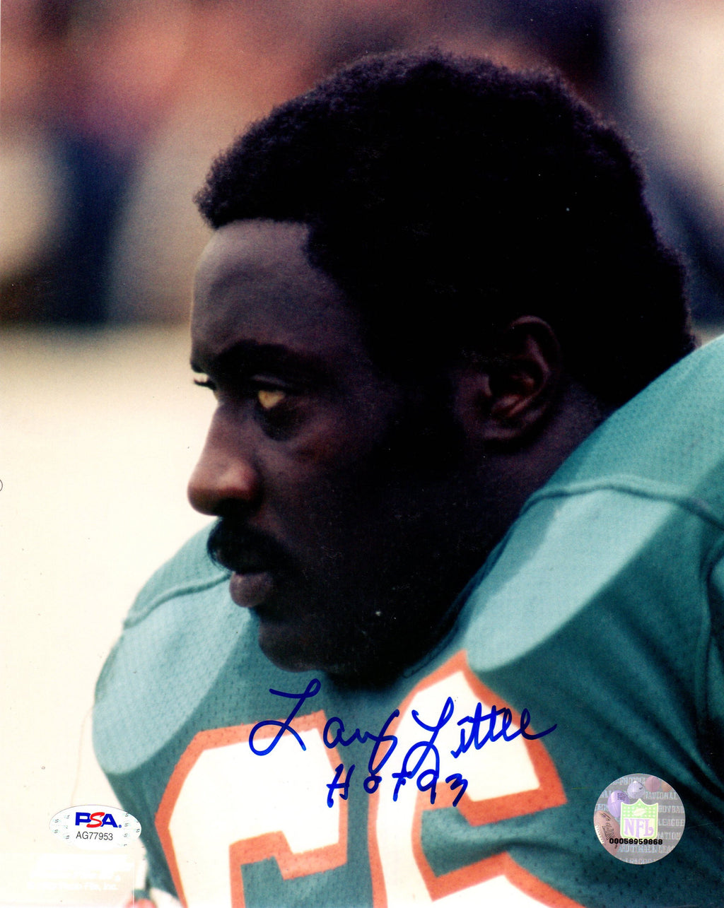 Larry Little autographed signed inscribed 8x10 photo NFL Miami Dolphins PSA COA - JAG Sports Marketing