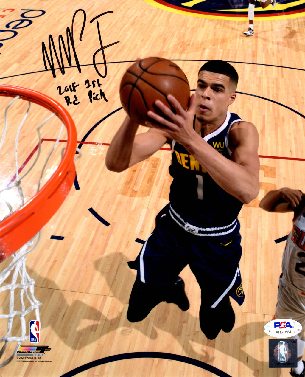 Michael Porter Jr. autographed signed inscribed 8x10 photo NBA Denver Nuggets PSA COA - JAG Sports Marketing