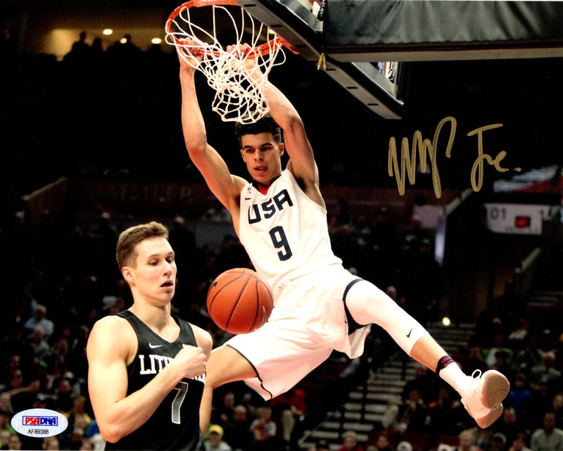 Michael Porter Jr. autographed signed 8x10 photo NBA Denver Nuggets PSA COA - JAG Sports Marketing