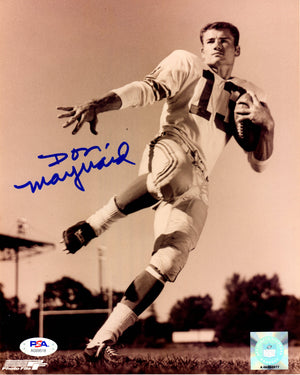 Don Maynard autographed signed 8x10 photo NFL New York Jets PSA COA Super Bowl - JAG Sports Marketing